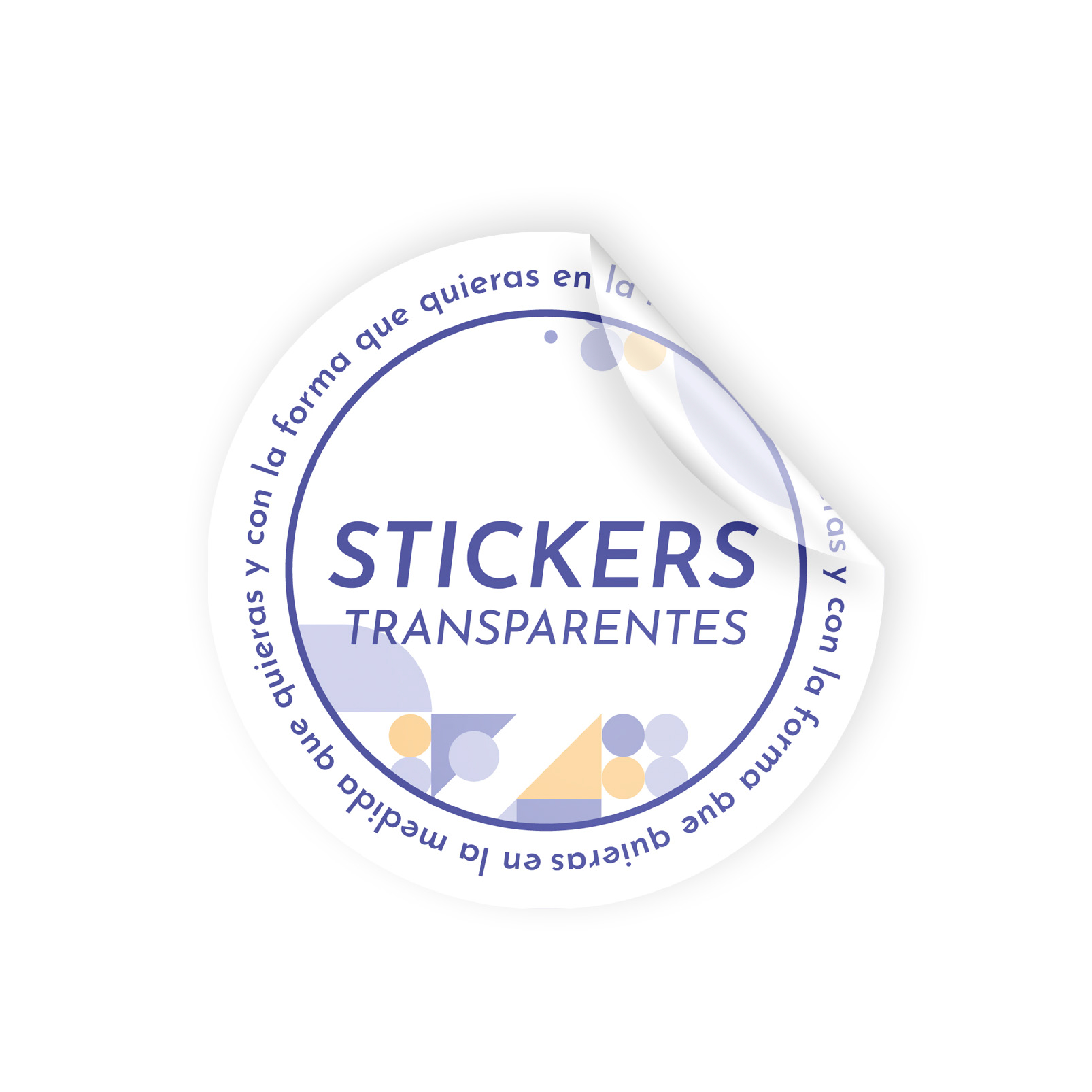 Stickers transparentes
