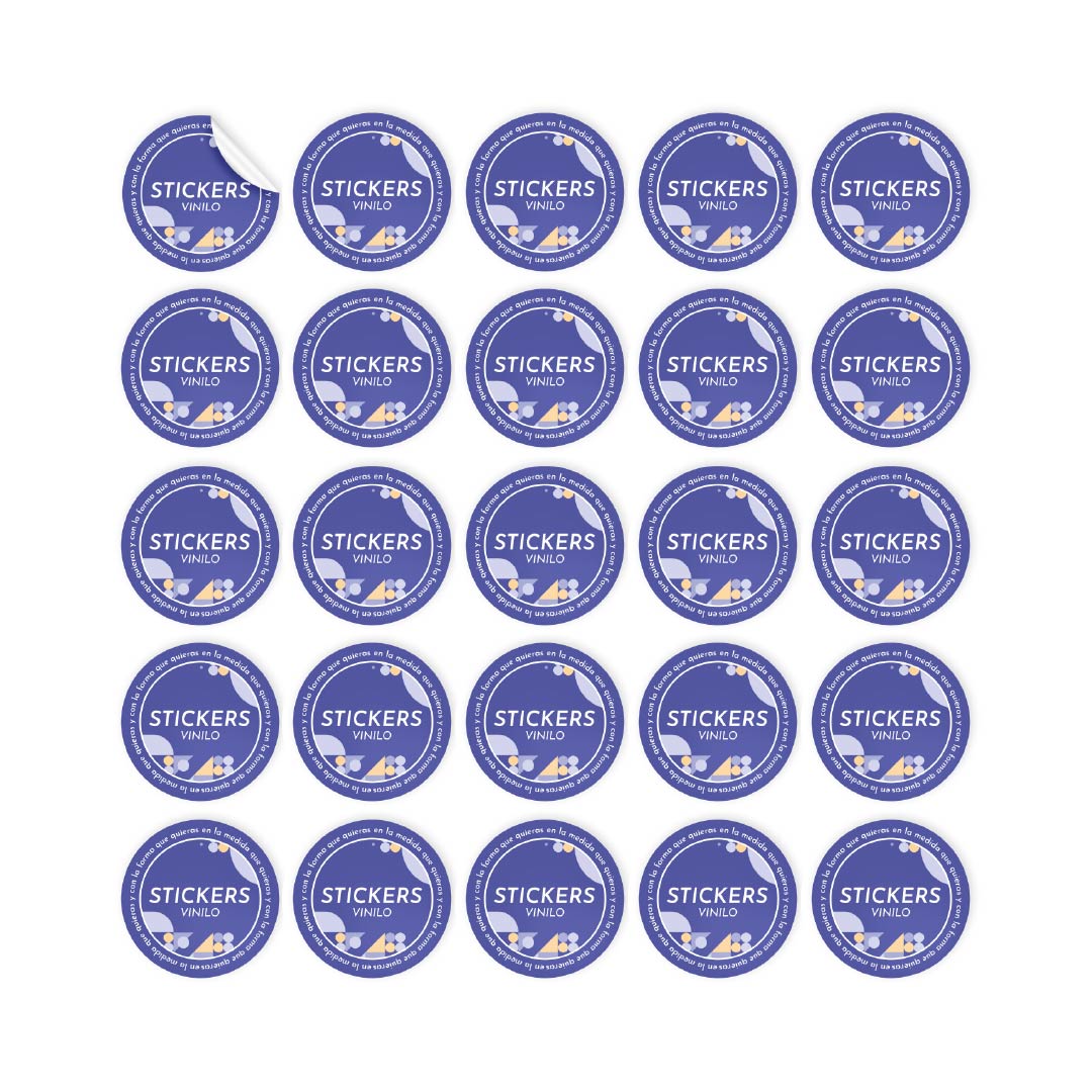 Stickers de vinilo en plancha