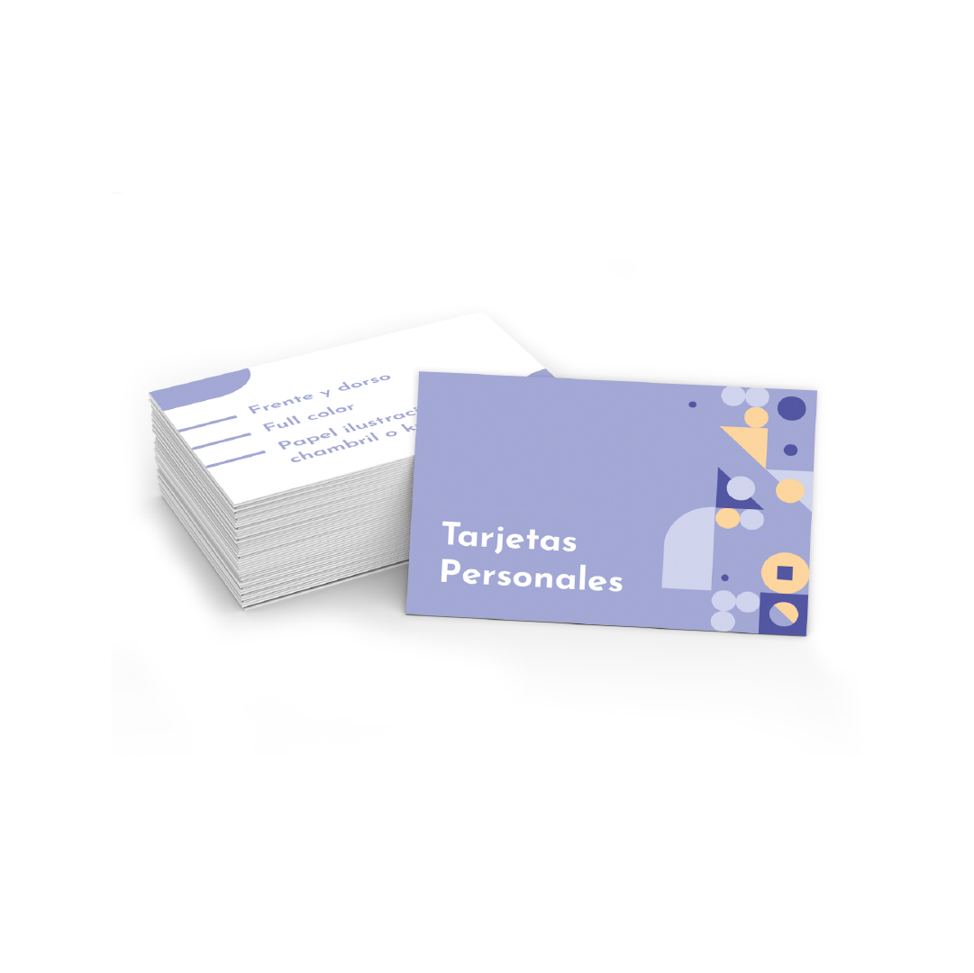 Tarjetas personales