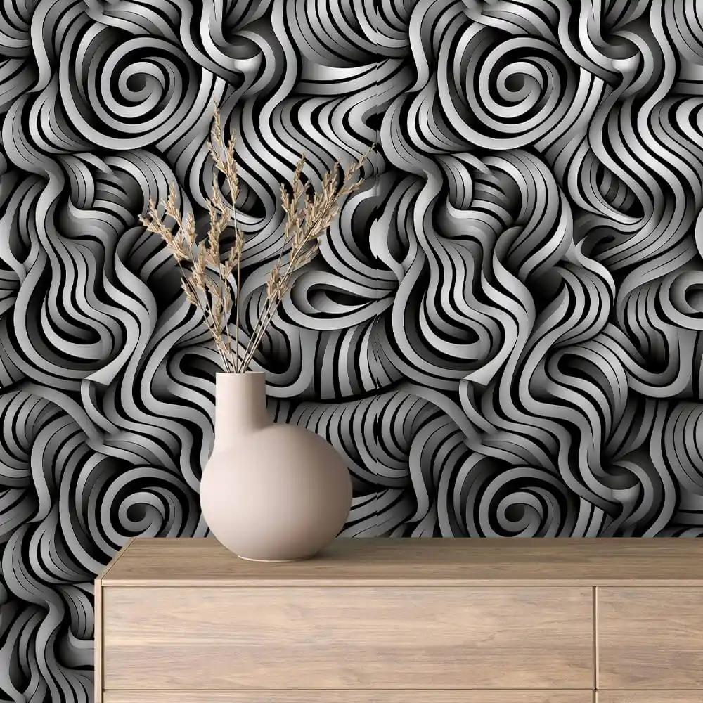 mural / 17 / GEOMETRIC BLACK