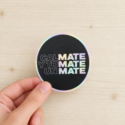 Stickers holográficos y metalizados